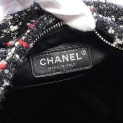 CHANEL Matelasse Rucksack Backpack Bag Nylon Fabric Leather Women's Black Multicolor