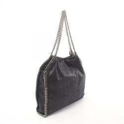 Stella McCartney Falabella Shaggy Deer Tote Bag, Faux Leather, Women's, Navy