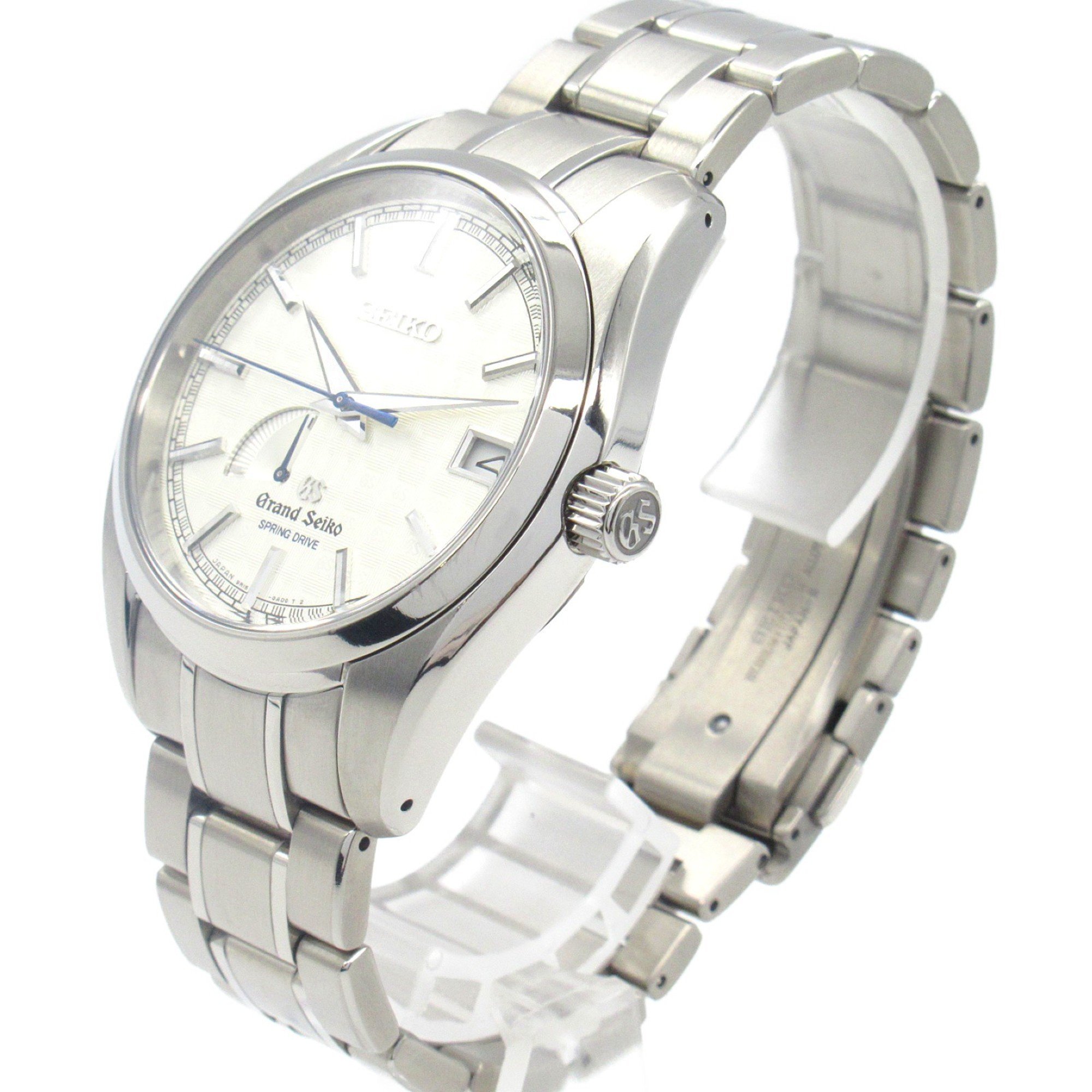 SEIKO Grand Seiko Spring Drive Watch Titanium Men's Silver SBGA109