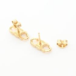 CELINE Triomphe Gourmet Stud Earrings GP (Gold Plated) Women's Gold 460BL6BRA