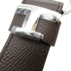 Tod's Key Ring Leather Men's Women's Brown XAMTSIGA200RLO9999