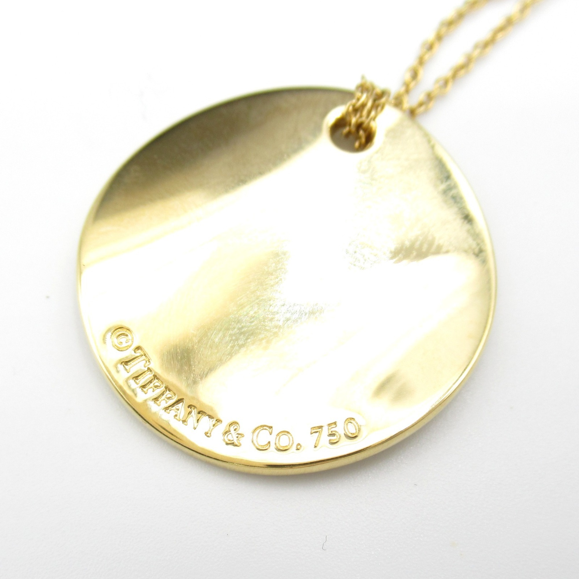 Tiffany & Co. Notes Circle Necklace, 18K Yellow Gold, Women's, Gold