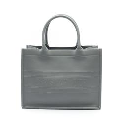 Christian Dior Dior BO TOTE Book Tote Medium Bag Leather Women's Gray M1296ZGSB