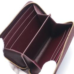 CELINE Compact Zipped Wallet Wallet/Coin Case Leather Women's Bordeaux 10B663BEL