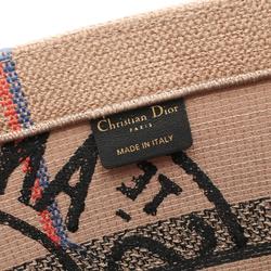 Christian Dior Dior BO TOTE Book Tote Medium Bag Canvas Women's Beige Black Multicolor M1296ZRUW