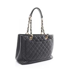 CHANEL Matelasse Grand GST Tote Bag, Caviar Skin, Women's, Black, A50995