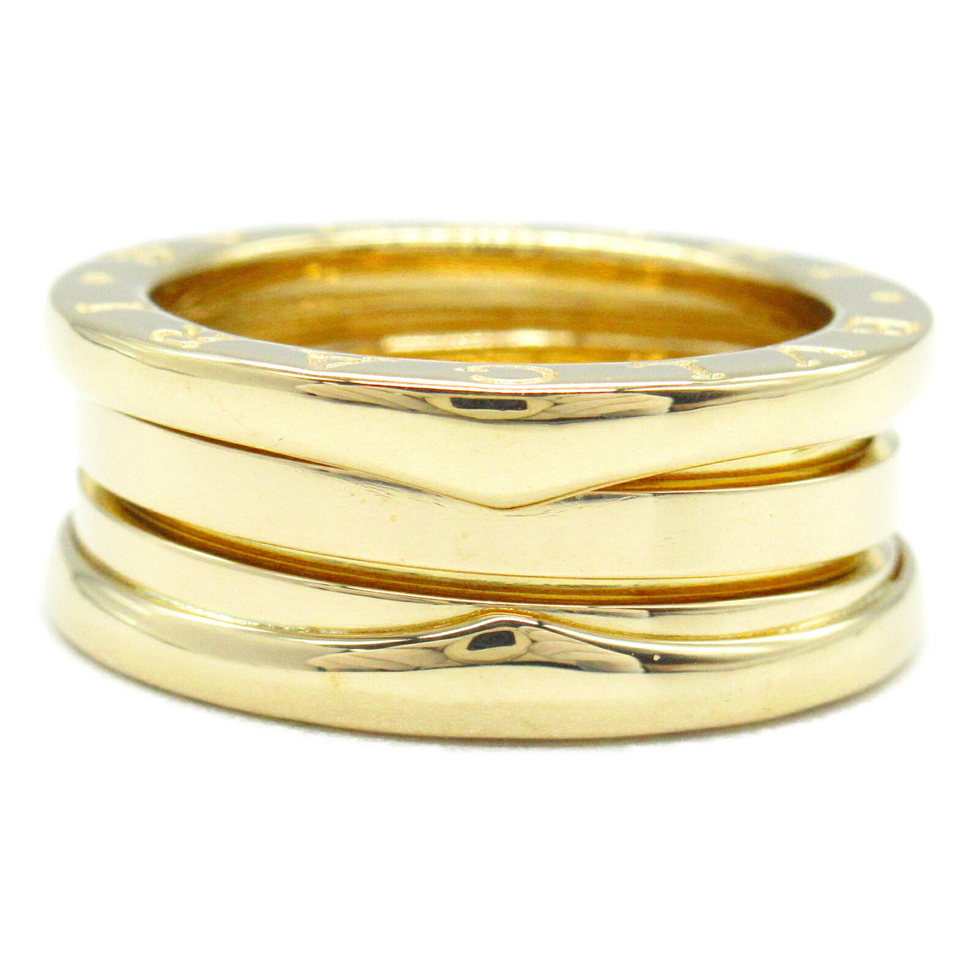 BVLGARI B-zero1 Ring, K18 (yellow gold), Men's, Women's, Gold