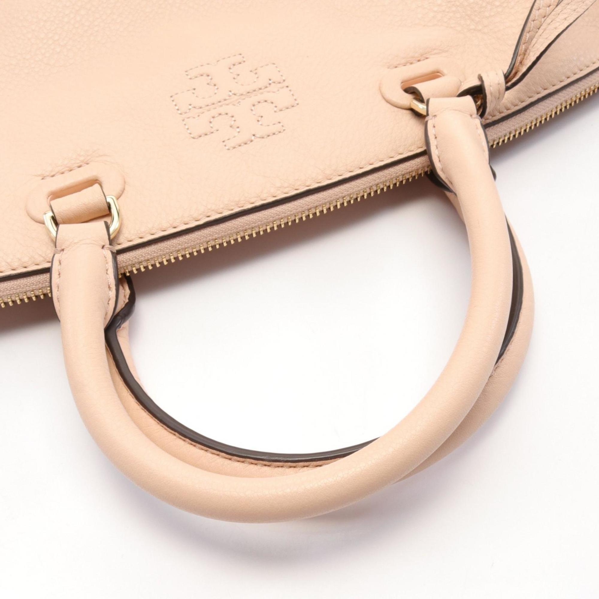 Tory Burch McGraw handbag, leather, women's, pink