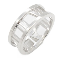 Tiffany & Co. Atlas Ring, 18K White Gold, Men's, Women's, Silver