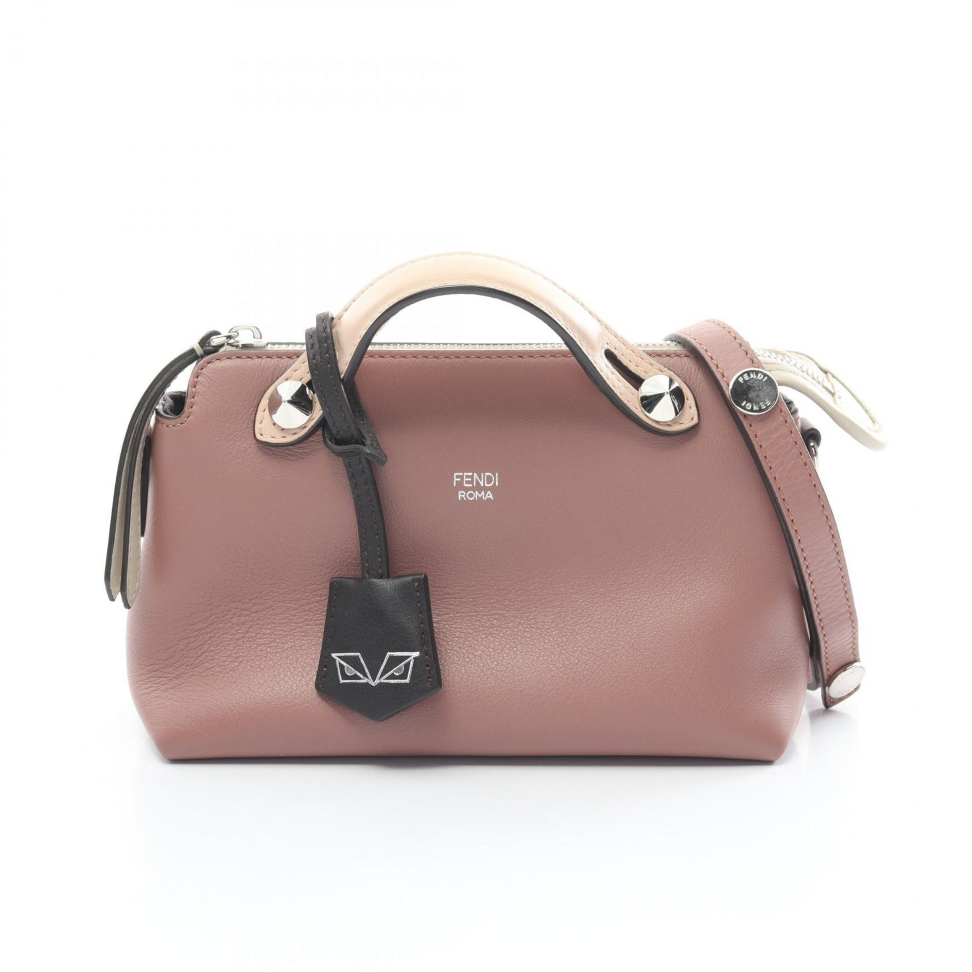 FENDI By the Way Handbag Bag Leather Women's Pink 8BL135