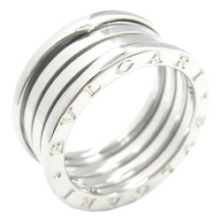 BVLGARI B-zero1 Ring, K18WG (White Gold), Men's, Women's, Silver