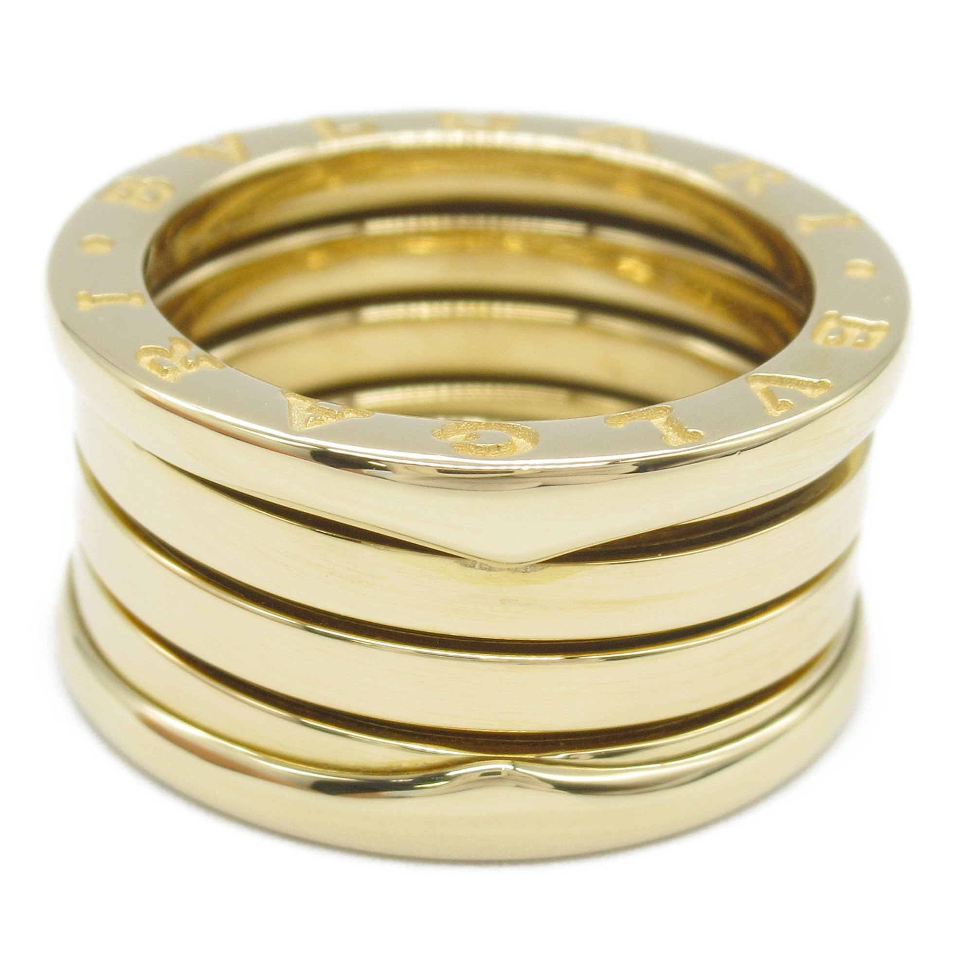 BVLGARI B.zero1 Ring, 18K Yellow Gold, Men's, Women's, Gold