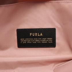 Furla Piuma L Tote Bag Nylon Leather Women's Beige Pink WB01249BX30503178S