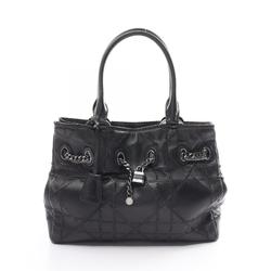 Christian Dior Dior Tote Bag Leather Women's Black