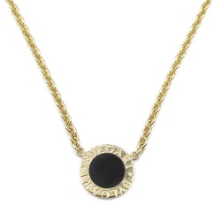 BVLGARI Onyx Necklace K18 (Yellow Gold) Women's Black