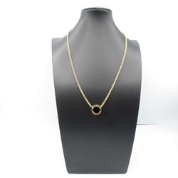 BVLGARI Onyx Necklace K18 (Yellow Gold) Women's Black