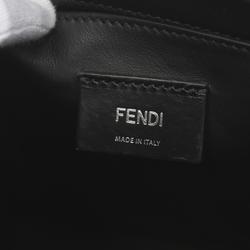 FENDI Pack Bag Small Handbag Leather Men Women Black 7VA512 AFB3