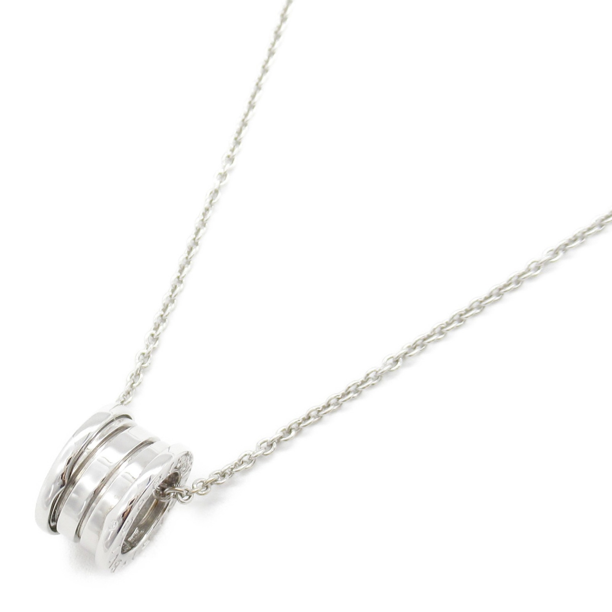 BVLGARI B-zero1 Necklace K18WG (White Gold) Women's Silver