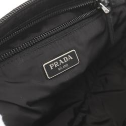 PRADA Pouch Bag Nylon Women's Orange Multicolor