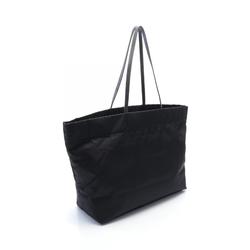 PRADA VELA Tote Bag, Nylon, Leather, Women's, Black, 1BG107