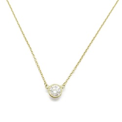 Tiffany & Co. By the Yard Necklace, K18 (yellow gold), diamond, ladies, clear