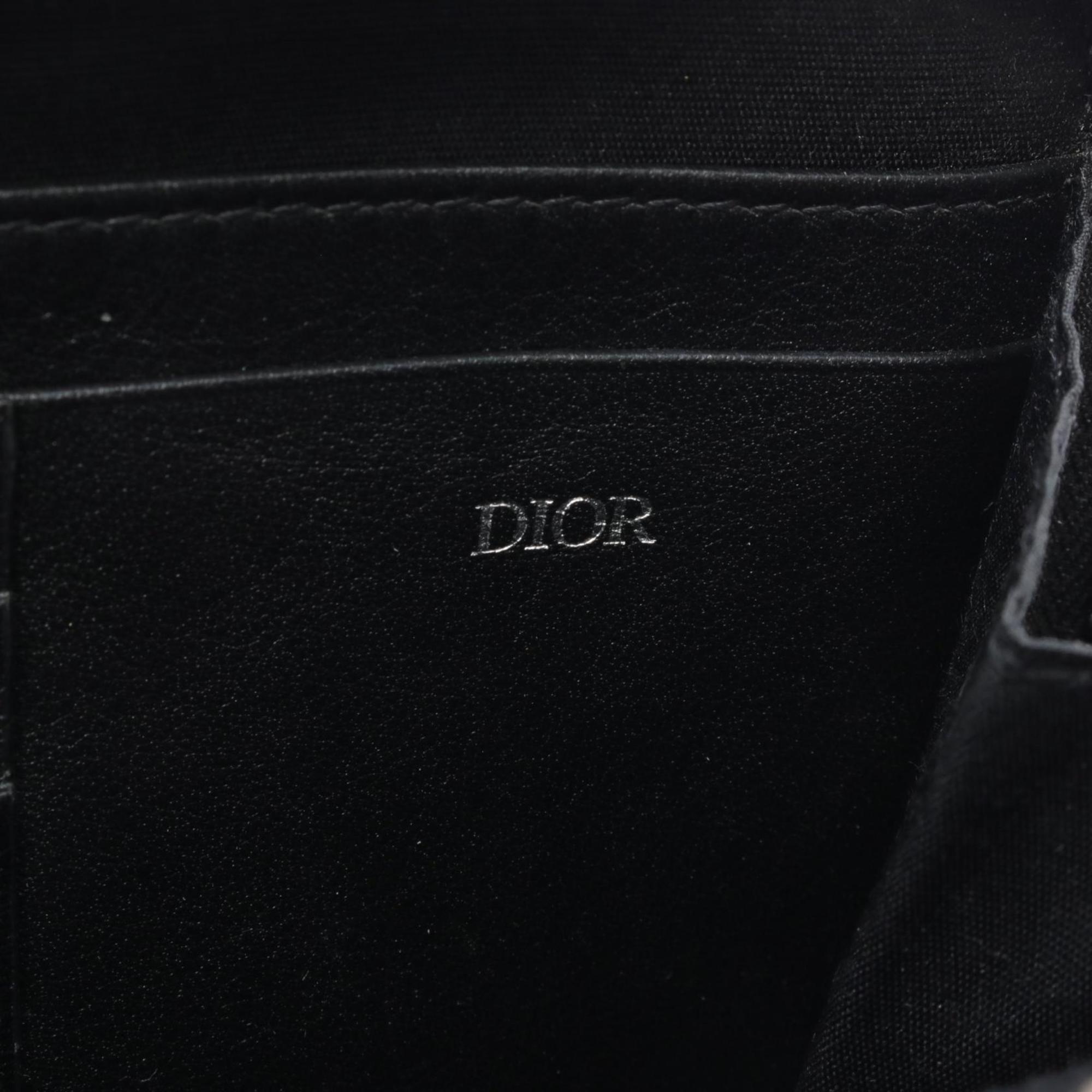 Christian Dior Dior DIOR x SHAWN STUSSY Shoulder Bag Leather Men's Navy