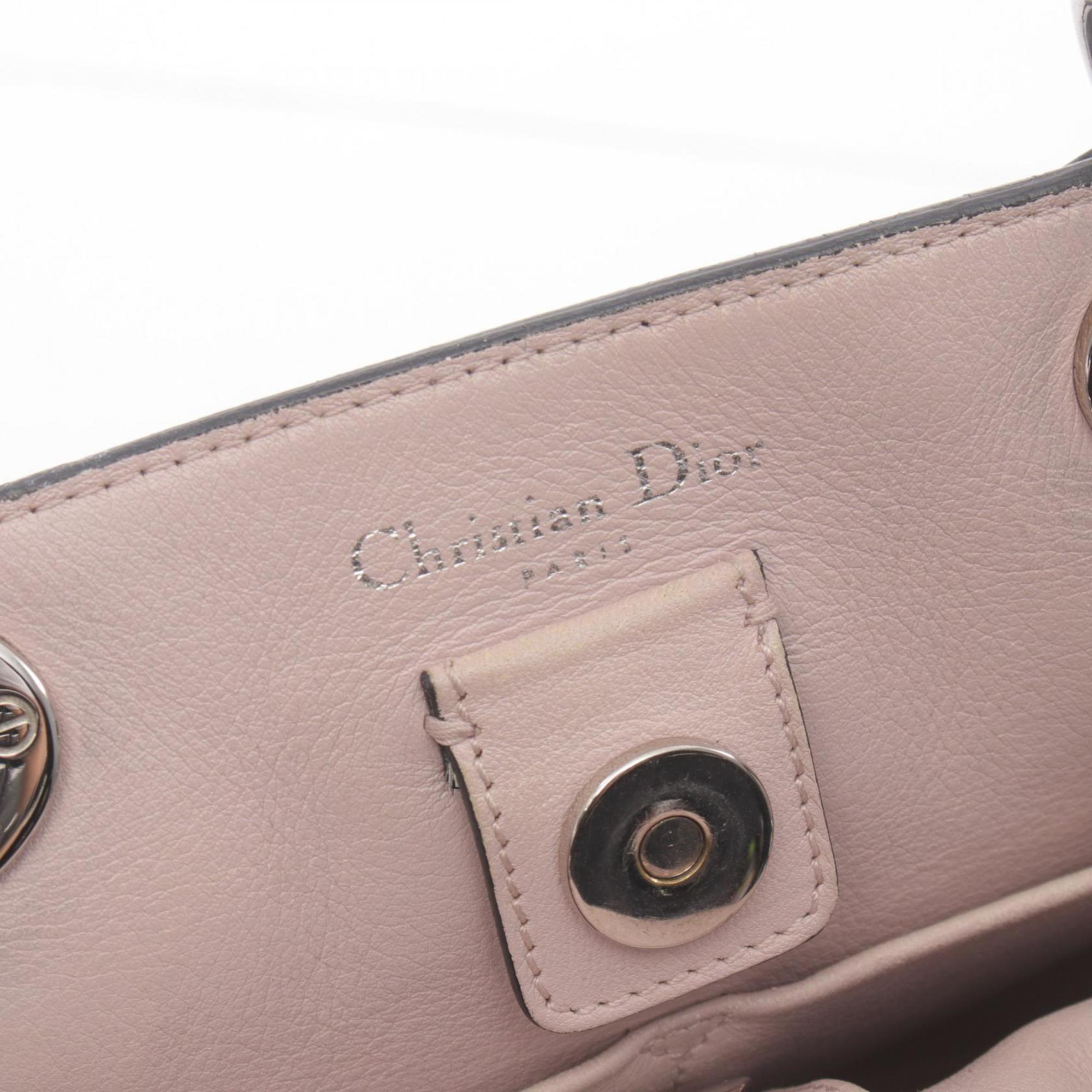 Christian Dior Dior Diorissimo Handbag Bag Leather Women's Black