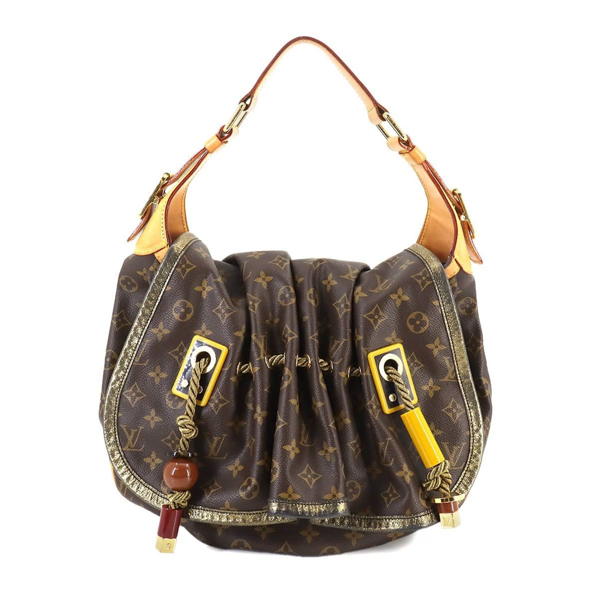 Louis Vuitton Monogram Kalahari GM Shoulder Bag Brown M97015 Gold Hardware