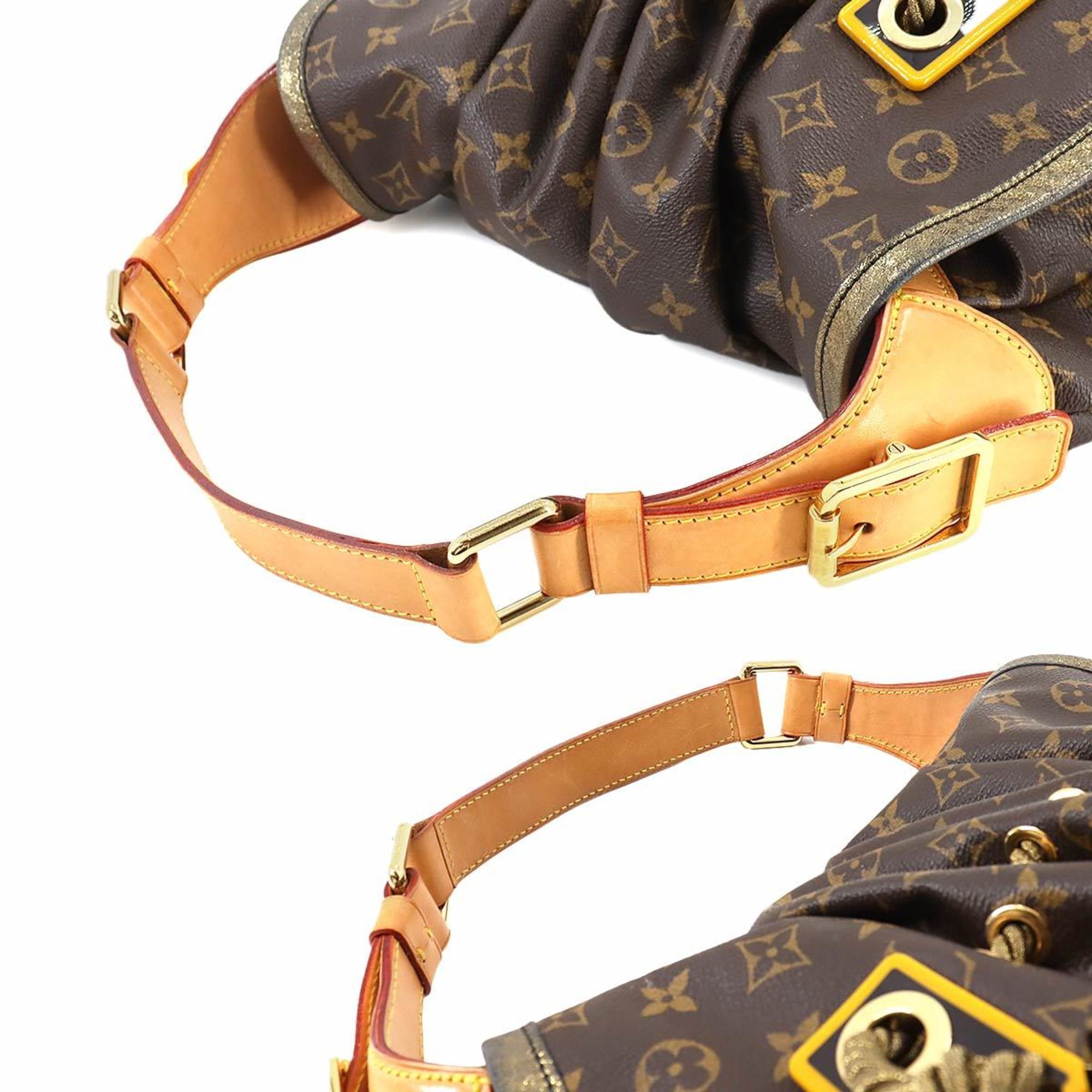 Louis Vuitton Monogram Kalahari GM Shoulder Bag Brown M97015 Gold Hardware