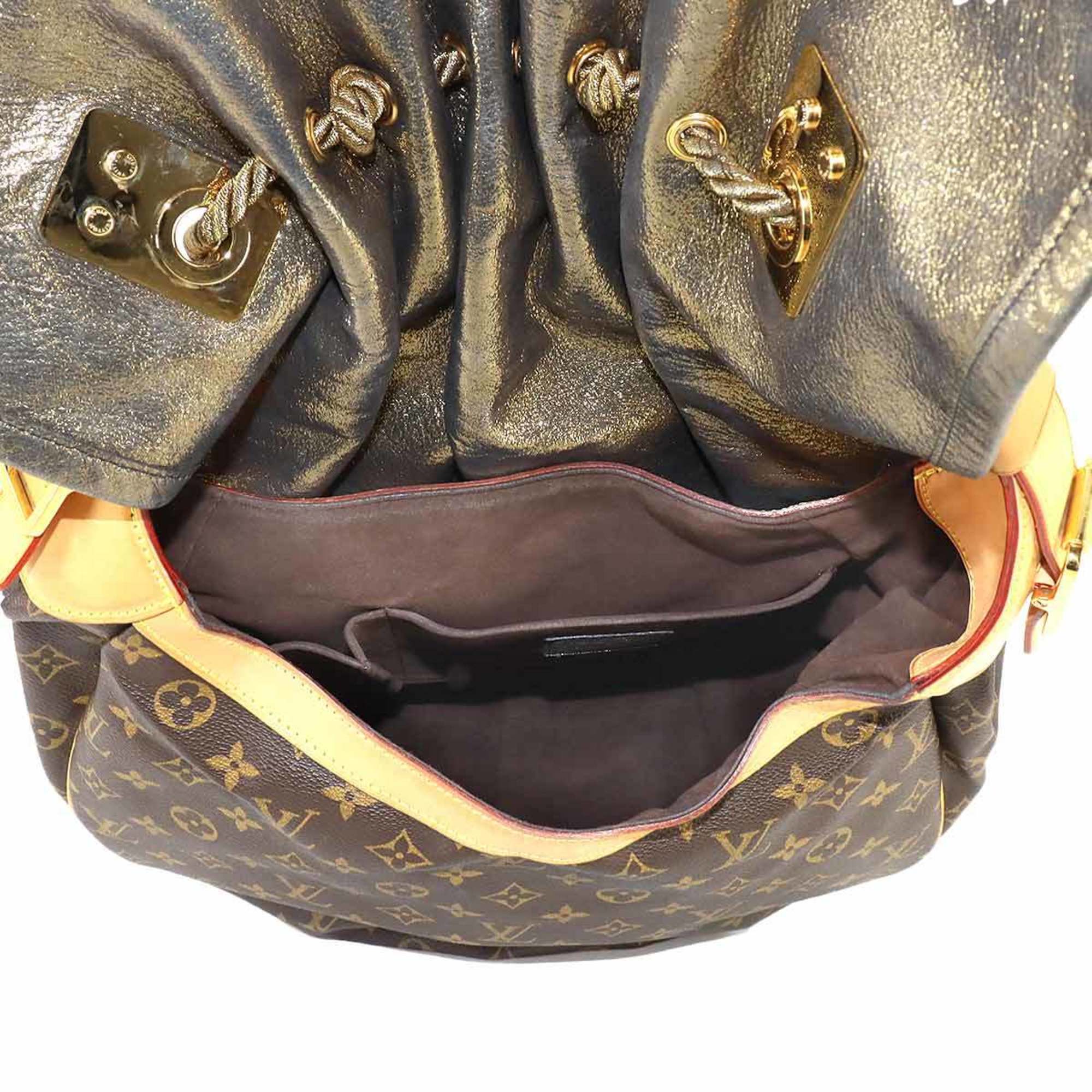 Louis Vuitton Monogram Kalahari GM Shoulder Bag Brown M97015 Gold Hardware