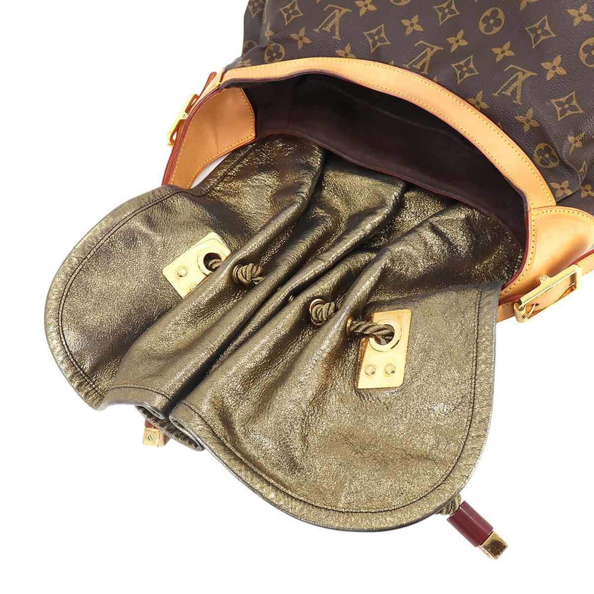 Louis Vuitton Monogram Kalahari GM Shoulder Bag Brown M97015 Gold Hardware