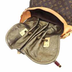 Louis Vuitton Monogram Kalahari GM Shoulder Bag Brown M97015 Gold Hardware