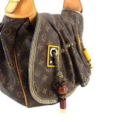 Louis Vuitton Monogram Kalahari GM Shoulder Bag Brown M97015 Gold Hardware