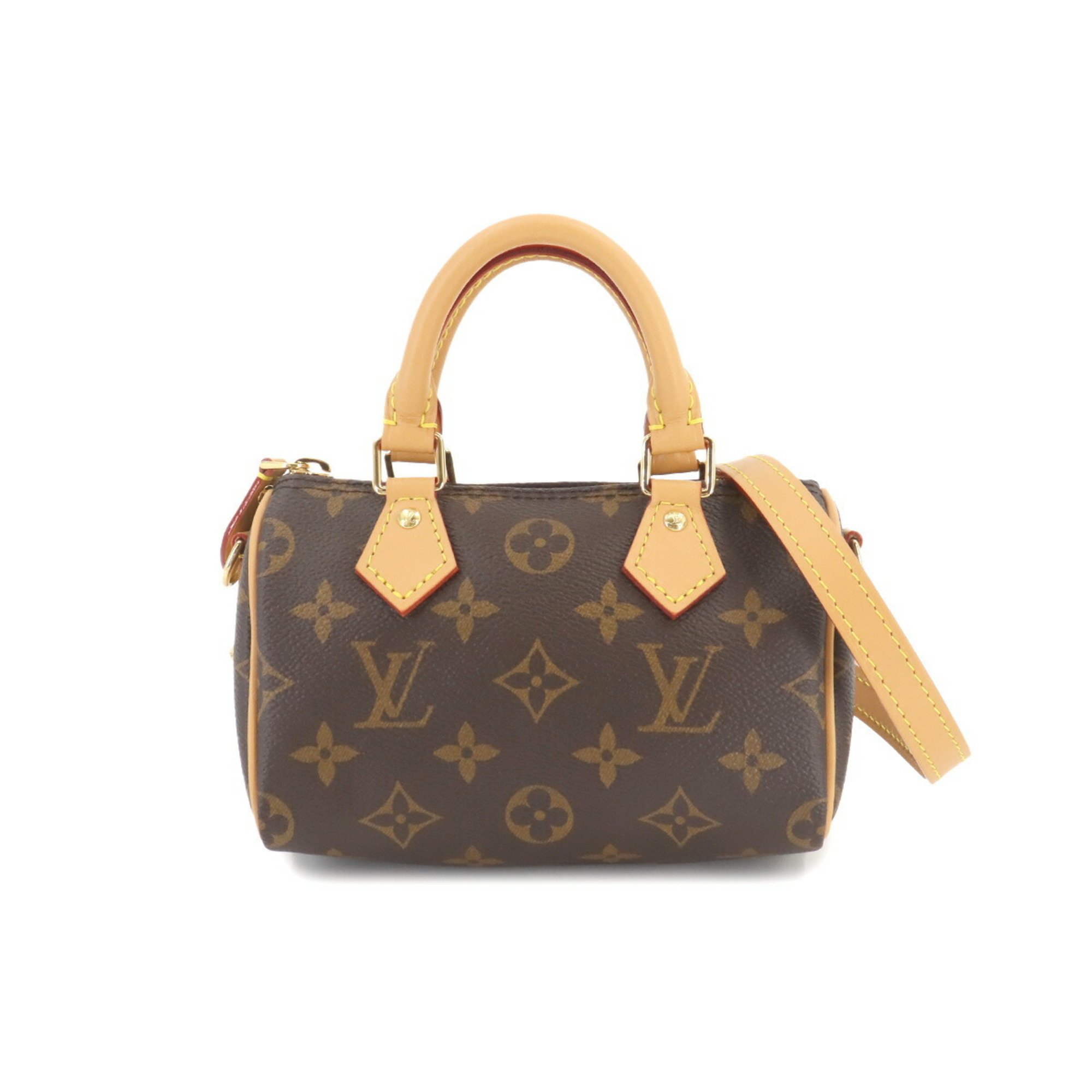 Louis Vuitton Monogram Nano Speedy 2way Hand Shoulder Bag M81085