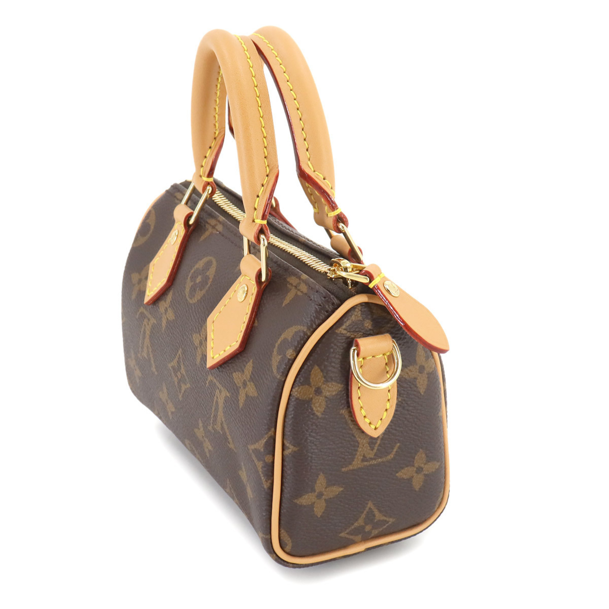 Louis Vuitton Monogram Nano Speedy 2way Hand Shoulder Bag M81085