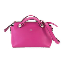 FENDI By The Way 2way Hand Shoulder Bag Leather Pink 8BL135 Mini