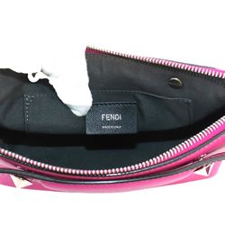 FENDI By The Way 2way Hand Shoulder Bag Leather Pink 8BL135 Mini