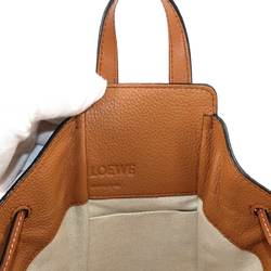 LOEWE Hammock Drawstring Mini 2way Hand Shoulder Bag Leather Tan