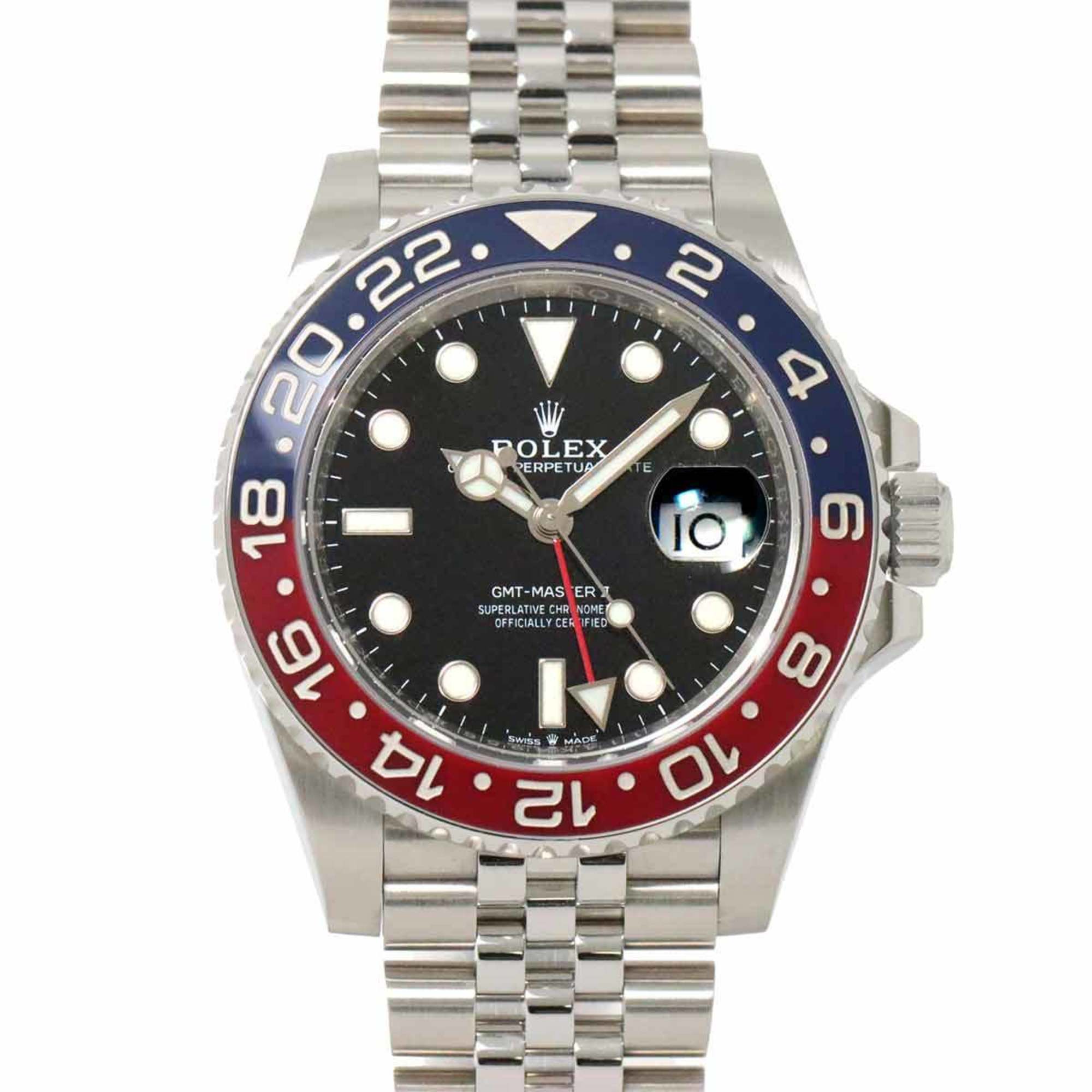 Rolex ROLEX GMT Master 2 126710BLRO Random Roulette Black Men's Watch Date Automatic Self-Winding