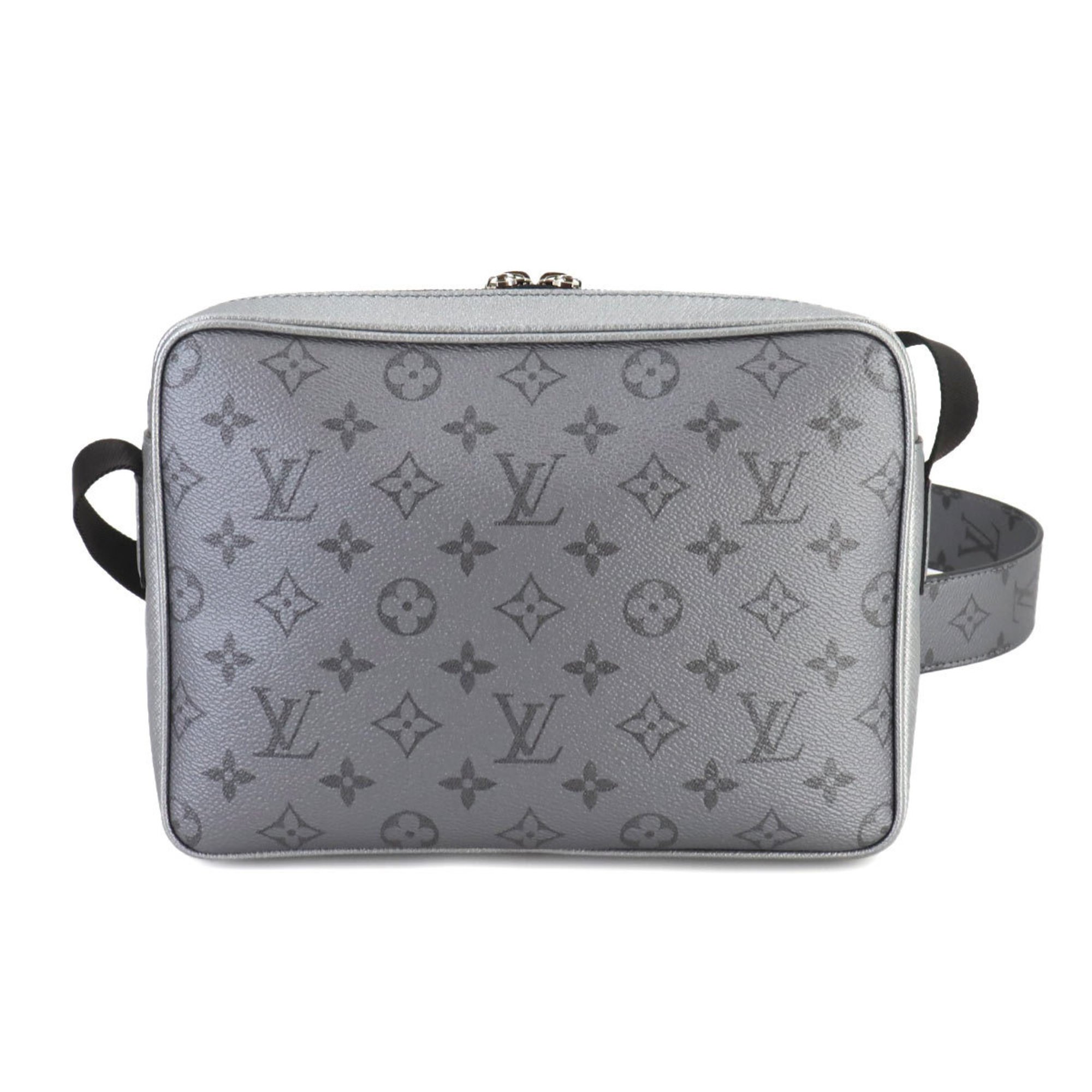 Louis Vuitton Taigarama Outdoor PM Shoulder Bag Silver M30830 RFID Messenger