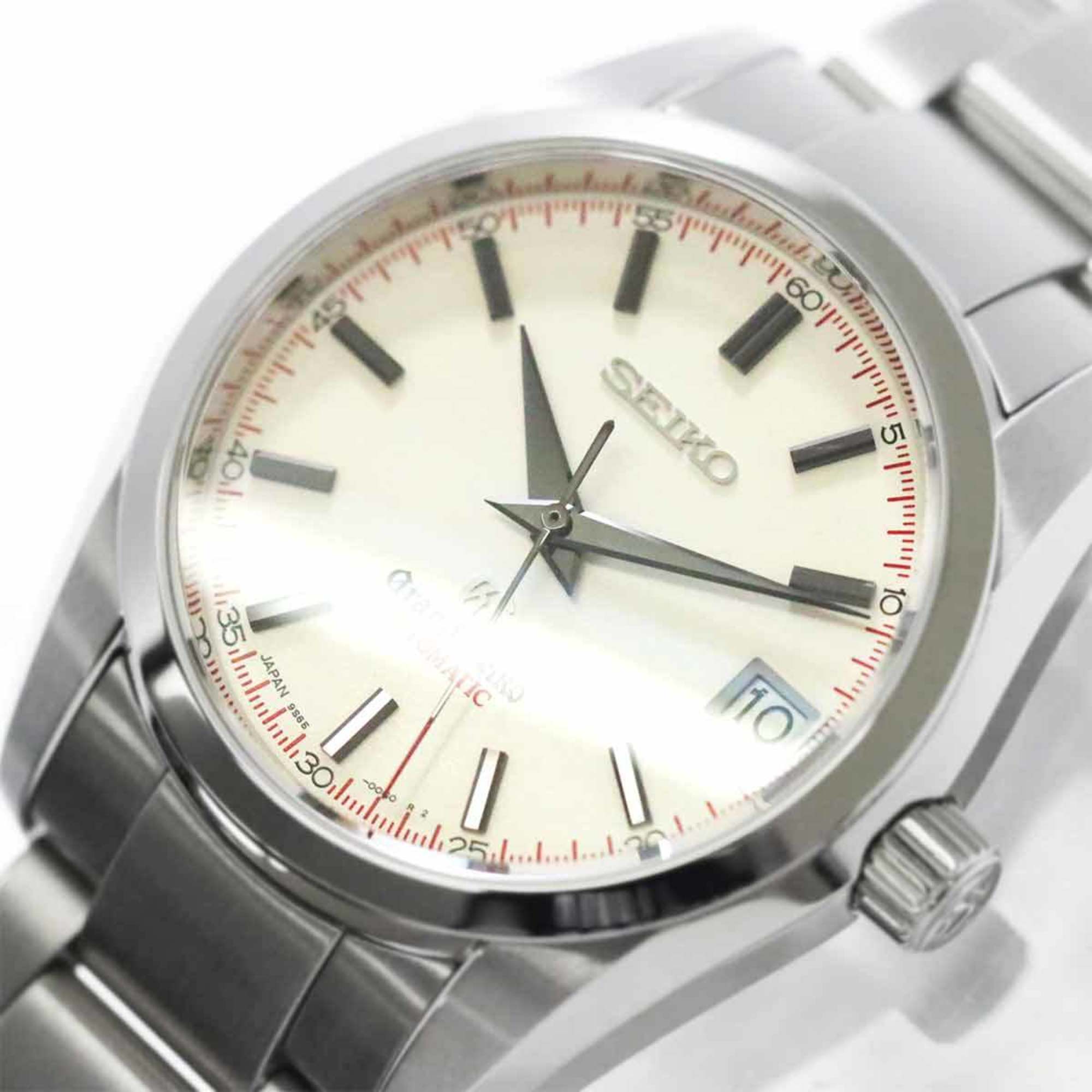 SEIKO Grand Seiko Mechanical SBGR071 9S65 00B0 Men's Watch Date Silver Automatic Self-Winding GRAND