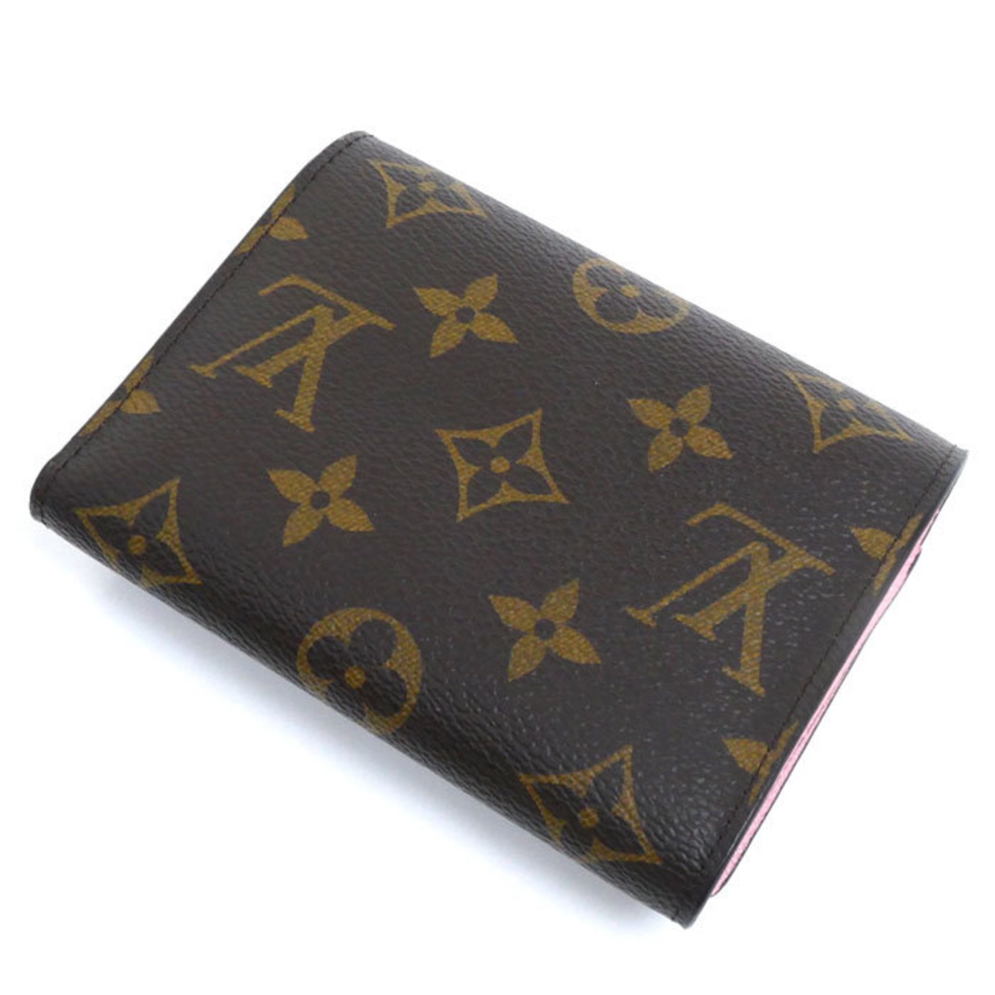 LOUIS VUITTON Louis Vuitton Portefeuille Victorine Tri-fold Wallet Monogram Brown Multicolor M69754 Unisex