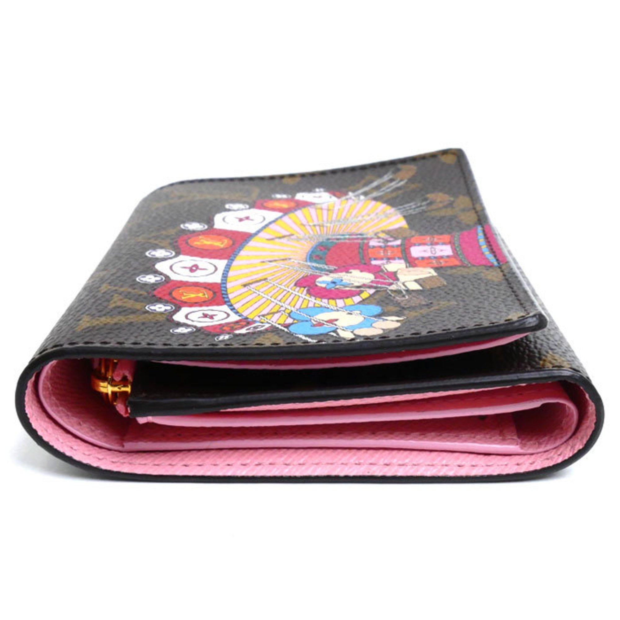 LOUIS VUITTON Louis Vuitton Portefeuille Victorine Tri-fold Wallet Monogram Brown Multicolor M69754 Unisex