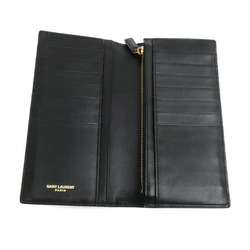 Yves Saint Laurent SAINT LAURENT PARIS Saint Laurent Paris Tiny Cassandra Continental Long Wallet Black 607746 Men's