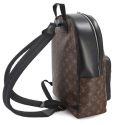 Louis Vuitton Monogram Macassar Josh Backpack Brown Black M41530 RFID