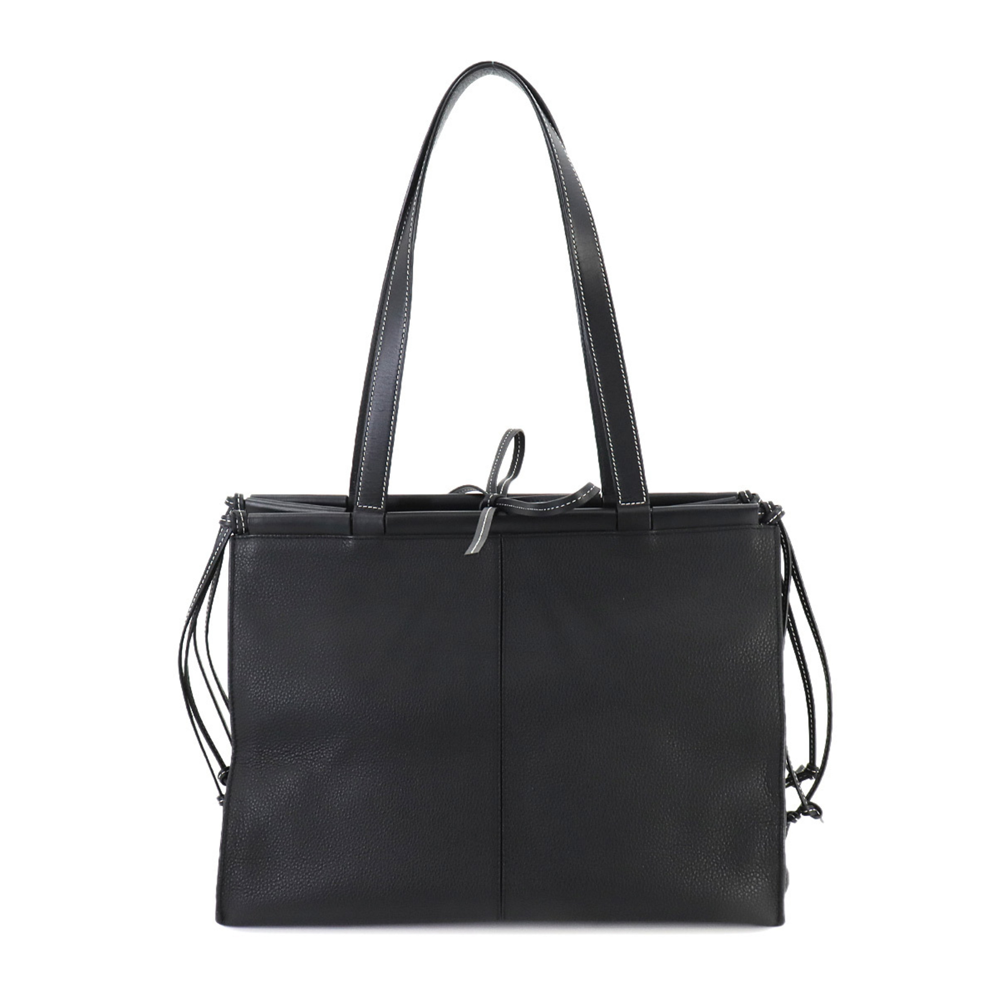 LOEWE Cushion Tote Bag in Black Leather 309.12.W76