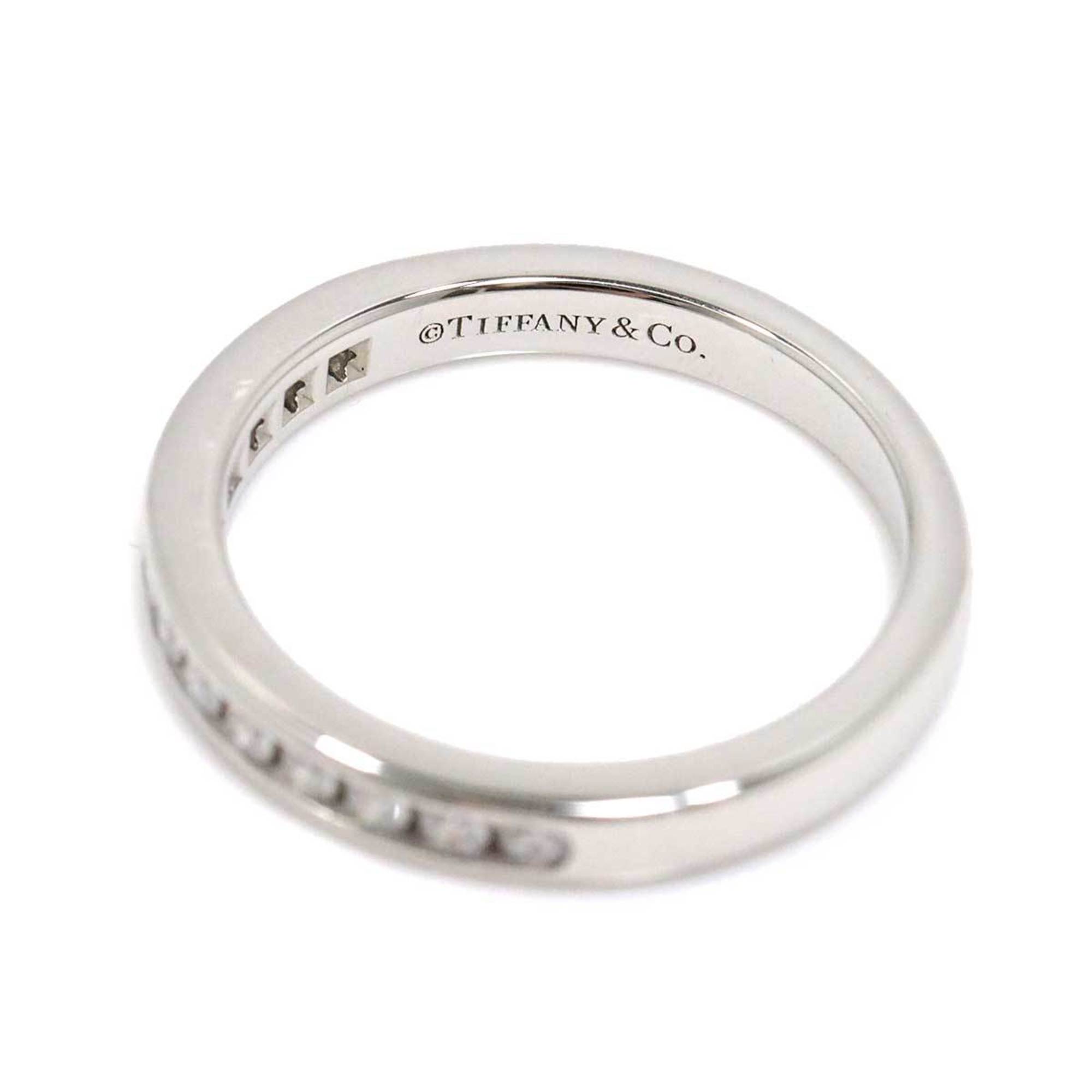 Tiffany & Co. Half Circle Channel Setting Ring Width 2.5mm Diamond Pt Platinum