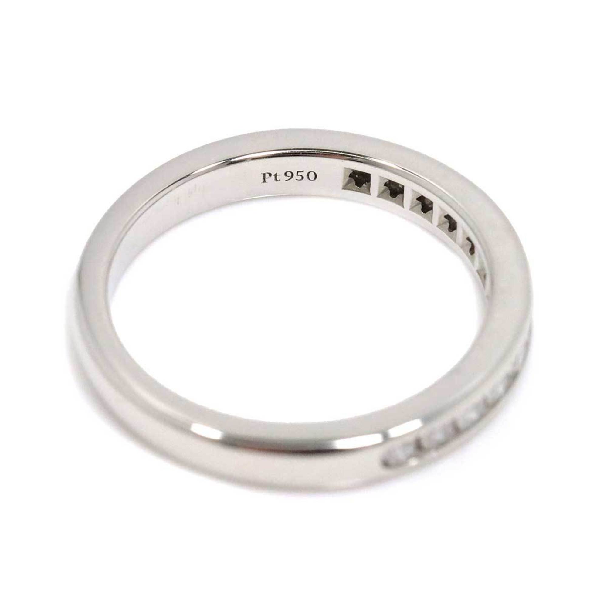 Tiffany & Co. Half Circle Channel Setting Ring Width 2.5mm Diamond Pt Platinum