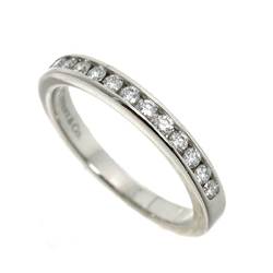 Tiffany & Co. Half Circle Channel Setting Ring Width 2.5mm Diamond Pt Platinum