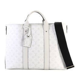 Louis Vuitton LOUIS VUITTON Taigarama Weekend Tote NM 2way Shoulder Bag Optic White M30919 RFID